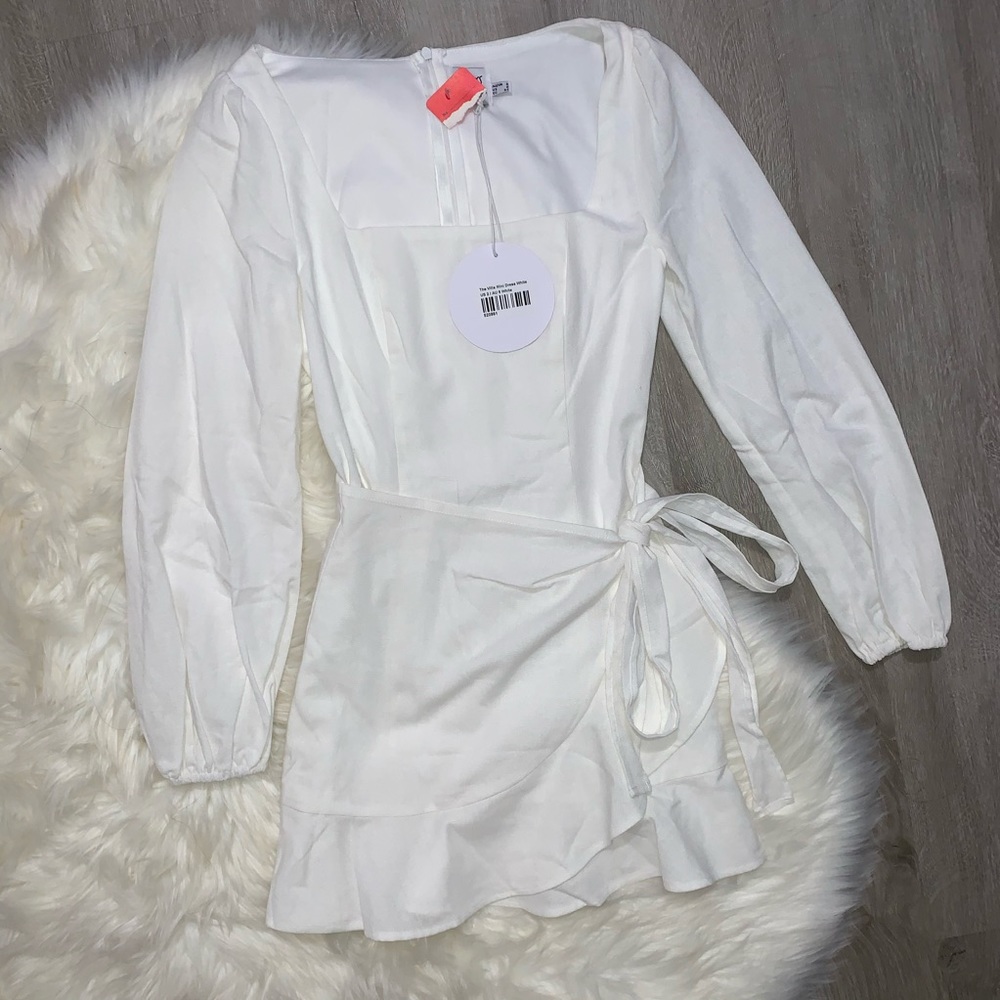 PRINCESS POLLY The Villa Mini Dress White NWT - Picture 6 of 10